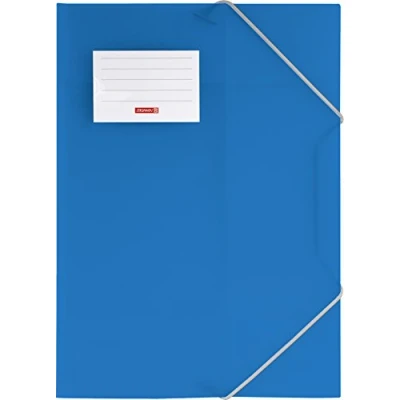 Afbeelding van Brunnen 104160440 Verzamelmap FACT!pp (A4, doorschijnende PP folie, met elastiek, naamplaatje) blauw/azuur
