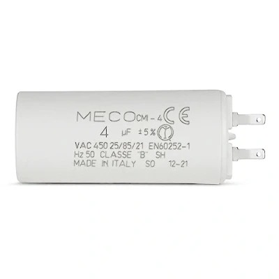 Afbeelding van Condensator 4 µF speciaal SOMFY rolluik met kleine kabelschoenen 2,8 mm 1 jaar garantie (1)