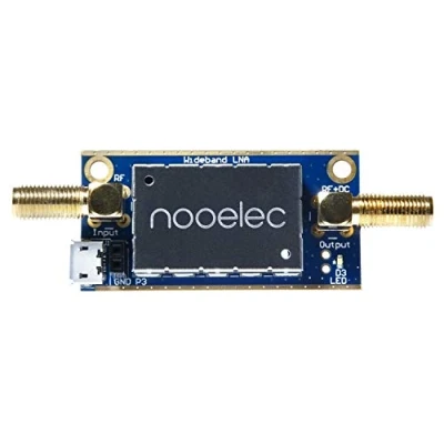 Afbeelding van NooElec LaNA Barebones LNA module (Low Noise Amplifier) voor Radio &amp; Software Defined (SDR). Breedband en lineaire 20MHz 4000MHz frequentiecapaciteit met Bias Tee USB voedingsopties