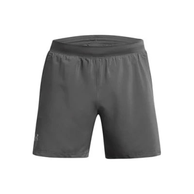 Afbeelding van Under Armour Rival Korte broeken, Heren, Maat: 3XL, Castlerock light heather/white