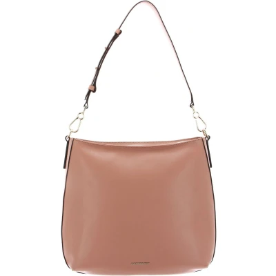 Afbeelding van MANDARINA DUCK Leren Schoudertas Luna Hobo Desert Sand Oud roze