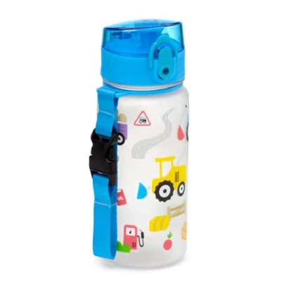 Afbeelding van Little Tractors Pop Top 350ml Breukbestendige Kinder Drinkfles schoolbeker drinkbeker kind tractor