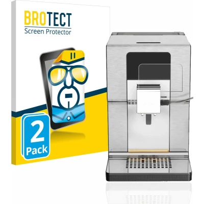 Afbeelding van BROTECT Screenprotector voor Krups Intuition Experience+ EA877D10 Folie Beschermfolie transparant (2 Stuks)
