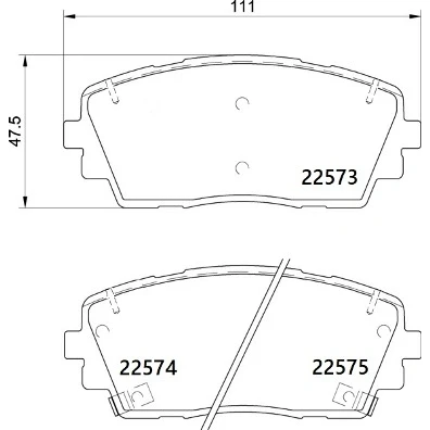 Afbeelding van Brembo Remblokset P 30 115