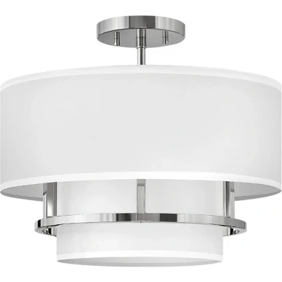 Afbeelding van Hinkley LED Pendelarmatuur Graham 3X E14 Max 40W Dimbaar Polished Nickel