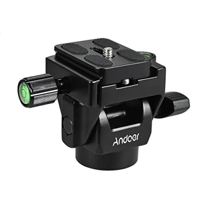 Afbeelding van Andoer Monopod Tilt Head, Statiefkop met Quick Release Plate