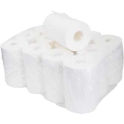 Afbeelding van Merkloos Poetspapier Mini, 2 laags, 70 m, pak van 12 rollen