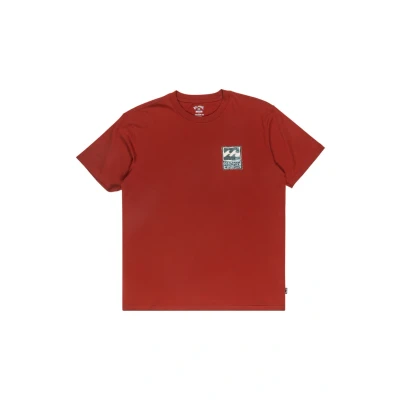 Afbeelding van Billabong Stamp SS T shirt met korte mouwen voor heren, rood, S
