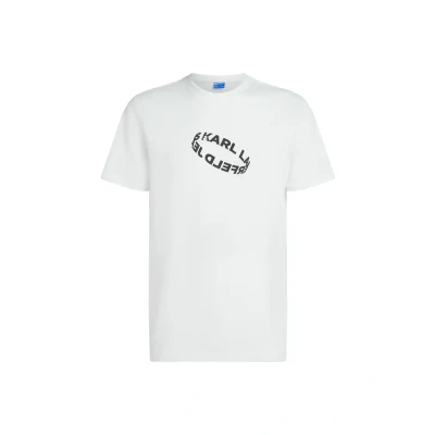 Afbeelding van Karl Lagerfeld Jeans SLIM RING TEE Tshirt print, Heren, Maat: Large, White