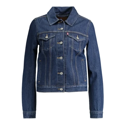 Afbeelding van Levi&#039;s Original Trucker Spijkerjas, Dames, Maat: XS, Clean dark authentic