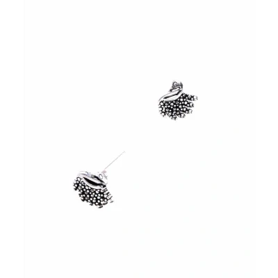Afbeelding van Oorbellen dames Oorstekers Zilveren oorstekers, zwaan WeLoveSilver