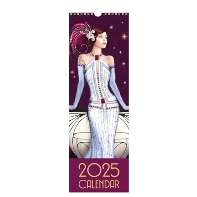 Afbeelding van Claire Coxon Art Deco 2025 Slim Wandkalender