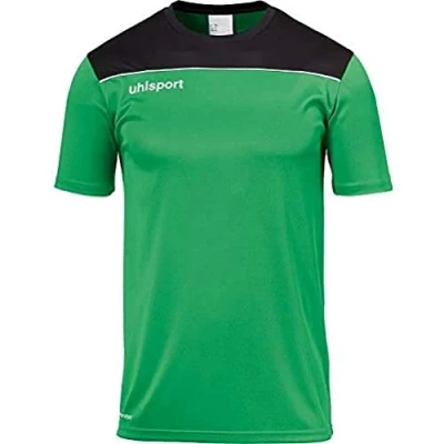 Afbeelding van Uhlsport Offense 23 T Shirt Heren Groen / Zwart Wit Maat: 3XL