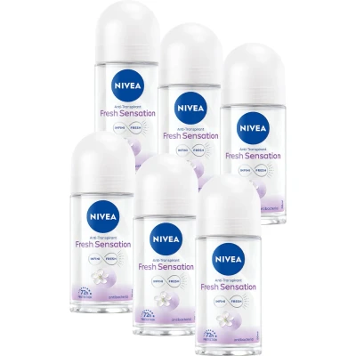 Afbeelding van 6x Nivea Deodorant Roller Fresh Sensation 150 ml