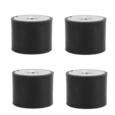 Afbeelding van 4 stuks anti vibratie rubberen isolatorbevestigingen binnendraad antitrilling spoel demper isolator (DE40 * 30 M10)