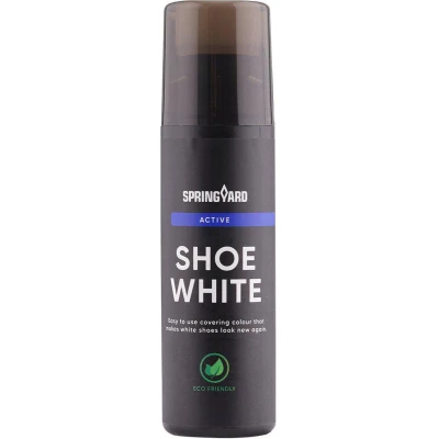 Afbeelding van Springyard Active Shoe White schoenpoets wit met spons eco friendly 75ml