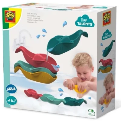 Afbeelding van Ses creative multifunctioneel badspeelgoed vissen 4st