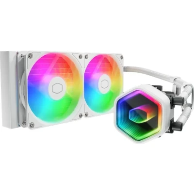 Afbeelding van Cooler Master MasterLiquid 240 Core II ARGB White Vloeistof koelsysteem processor