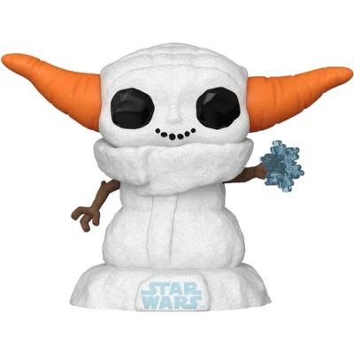 Afbeelding van Star Wars The Mandalorian Funko Pop Vinyl: Grogu Snowman