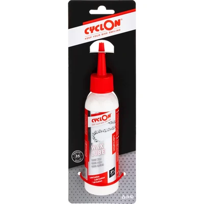 Afbeelding van Cyclon Wax Lube smeermiddel 125 ml BikeTotaal.nl Rood