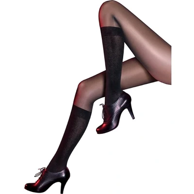 Afbeelding van Pretty Polly Panty Secret Socks Laars 20 Den. 40 S/M 34/40 Zwart