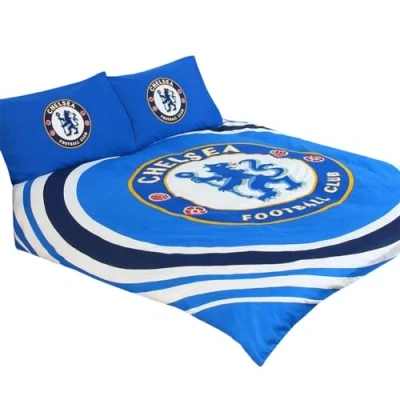Afbeelding van Chelsea FC Pulse omkeerbare tweepersoons dekbedovertrek en 2 x kussenslopenset