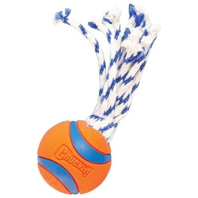 Afbeelding van Chuckit Ultra Toss Oranje&amp;Blauw&amp;Wit Hondenspeelgoed M