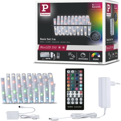 Afbeelding van Paulmann MaxLED Basic RGB 79881 LED strip basisset Met connector (male) 24 V 3 m Warmwit 1 stuk(s)