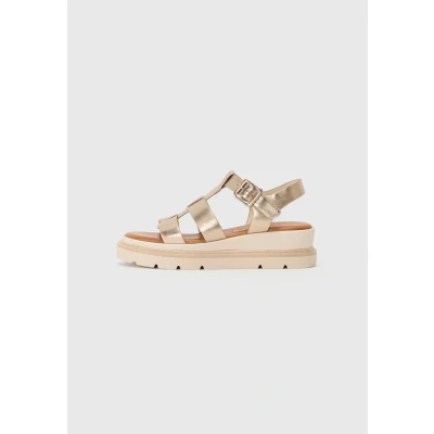 Afbeelding van Tamaris Sandalen met sleehak, Dames, Maat: 41, Bronce Leer