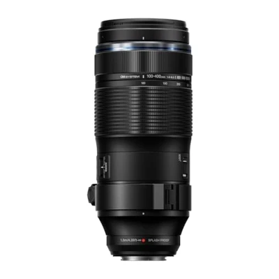 Afbeelding van OM System M.Zuiko Digital ED 100 400mm F/5.0 6.3 IS II (Micro Vier Derde, Micro Derde), Objectief, Zwart