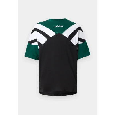 Afbeelding van adidas Originals Cutline TEE Unisex Tshirt print, Maat: XS, Black/collegiate green