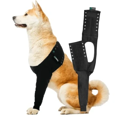 Afbeelding van Suitical Recovey Sleeve Hond, Extra Large, Zwart