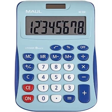 Afbeelding van MAUL bureaurekenmachine MJ 550, junior, lichtblauw