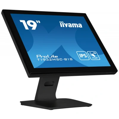 Afbeelding van Iiyama ProLite T1932MSC B1S Touchscreen monitor Energielabel: E (A G) 48.3 cm (19 inch) 1280 x 1024 Pixel 5:4 14 ms HDMI, DisplayPort, Audio Line out, VGA