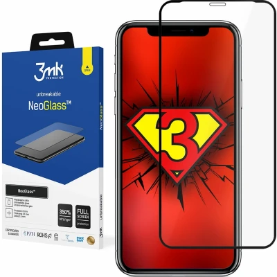Afbeelding van Apple iPhone X/XS Black 3mk NeoGlass