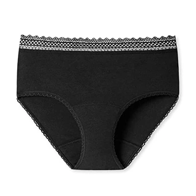 Afbeelding van Schiesser Period Panty 2 PACK Menstruatieondergoed, Dames, Maat: 34/36, Schwarz