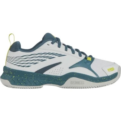 Afbeelding van SpeedEx Padel 09084 Padelschoenen Heren White Indian Teal Evening Primrose100 11 Wit