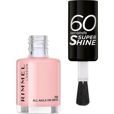 Afbeelding van Rimmel London 60 Seconds Super Shine Nagellak 722 All Nails on Deck 8 ml