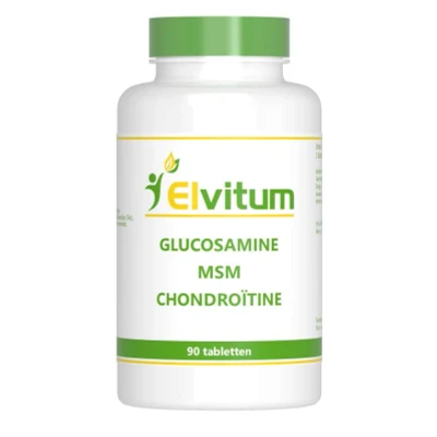 Afbeelding van Elvitum Glucosamine MSM Chondroïtine Tabletten 90TB