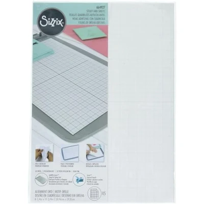 Afbeelding van Sizzx Accessory Sticky Grid Sheets 8 1/4 „x 11 5/8&quot; 5PK 664927 Hoofdstuk 3 2022