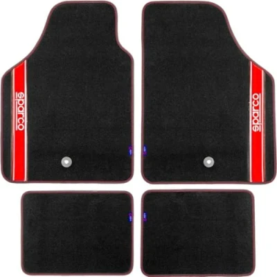 Afbeelding van Sparco automatten set Stof Rood