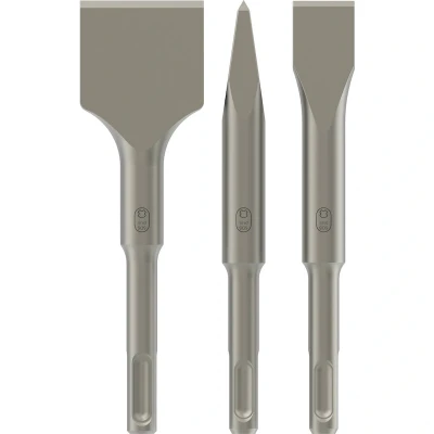 Afbeelding van Bosch 3 delige korte beitelset SDS plus