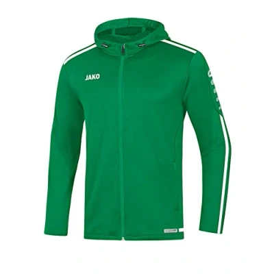 Afbeelding van JAKO Striker 2.0 damesjas met capuchon, sportgroen/wit, 36