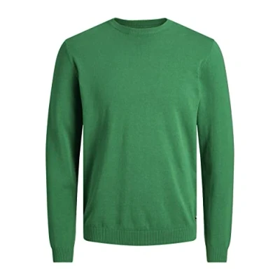Afbeelding van JACK &amp; JONES Pullover trui heren Jjebasic Knit Crew Neck Noos , Verdant green M