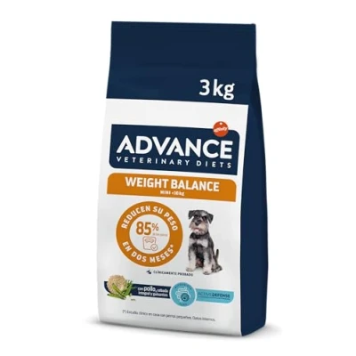 Afbeelding van Advance Veterinary Diets Weight Balance, hondenvoer voor mini honden met overgewicht, 3 kg