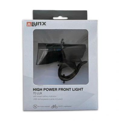 Afbeelding van Lynx Koplamp USB High Max 70 Lux