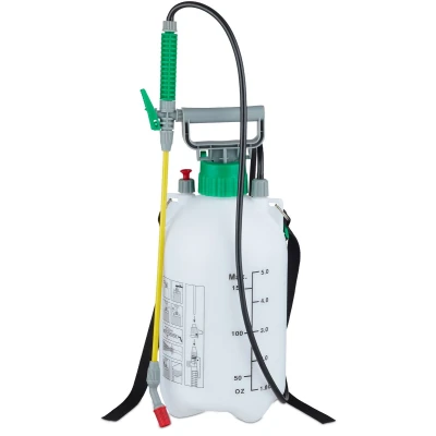 Afbeelding van Relaxdays 2x drukspuit 5 liter plantenspuit onkruid druksproeier onkruidsproeier
