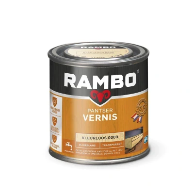 Afbeelding van Rambo Pantservernis Transparant Zijdeglans 0,25 liter