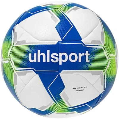 Afbeelding van Uhlsport 350 Lite Match Addglue Lightbal Wit / Royal Fluogeel Maat: 5