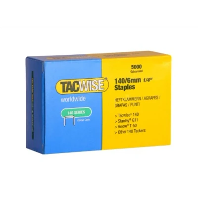 Afbeelding van Tacwise nieten voor tacker Type 140 6 mm Gegalvaniseerd 5000 stuks